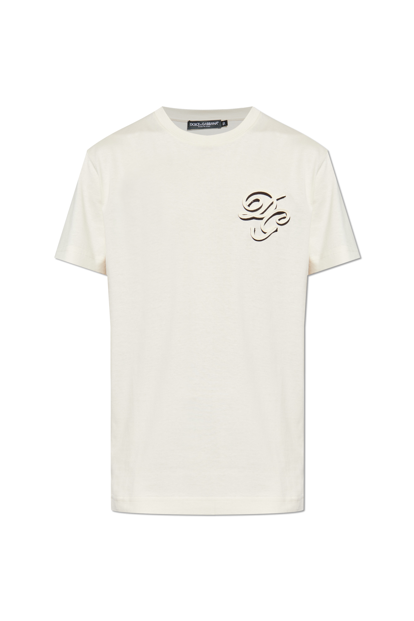 Dolce & Gabbana T-shirt with embroidered logo | Men's